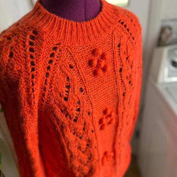 J. Crew Cable Knit Oversized Chunky Sweater - Picture 3 of 9
